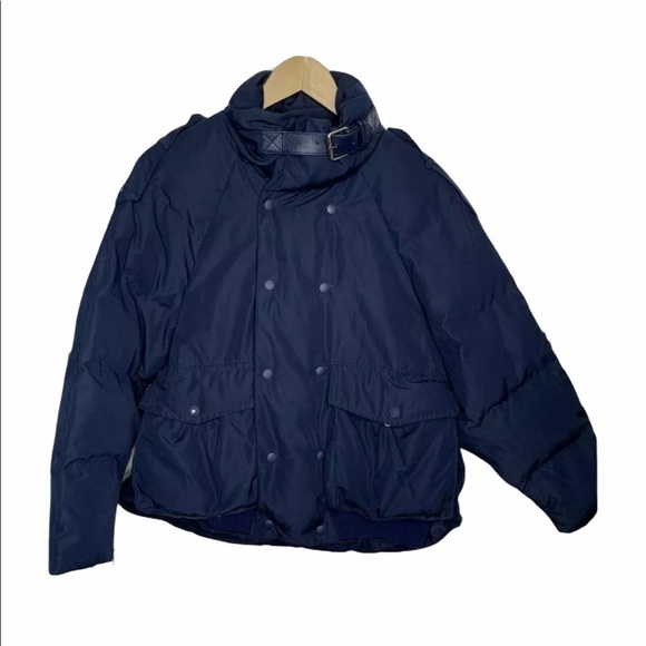 show Amiu Jackets & Blazers - Show Amiu Women’s Down Puffer Coat Small Navy Blue